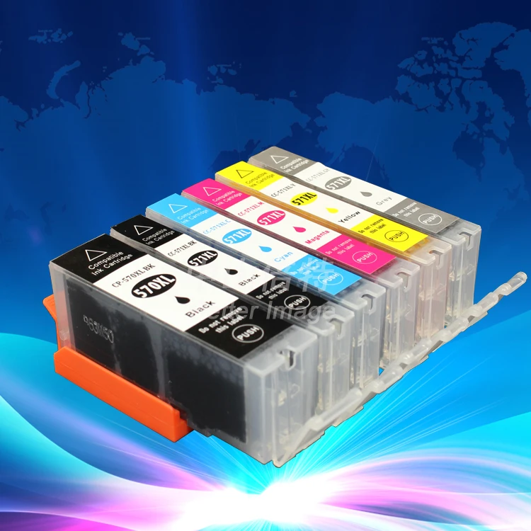 INK WAY On promotion new pgi-570 cli-571 compatible ink cartridge WITH CHIP for printer canon pixma mg7750 mg7751 mg7752 etc. | Компьютеры