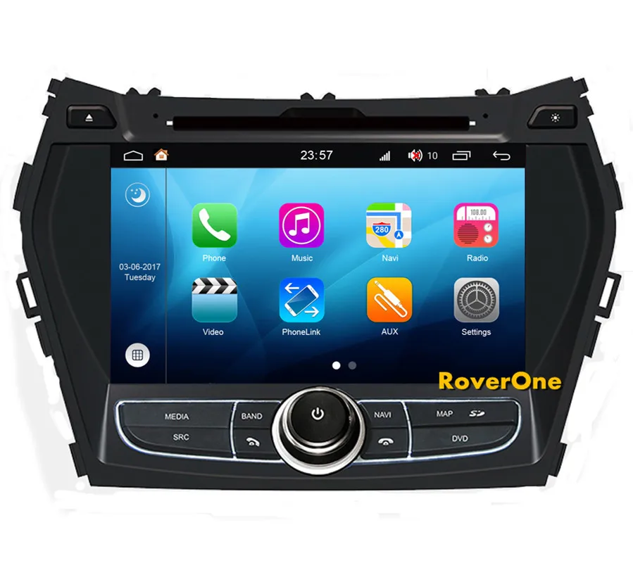 

RoverOne Android 8.0 Car Multimedia System For Hyundai IX45 Santa Fe Santafe Radio Stereo DVD GPS Navigation Media Music Player