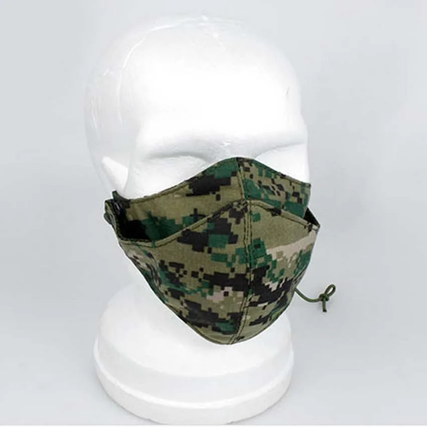 TMC Регулируемый Cordura Половина лица Ma sk тактическое Защитное снаряжение Лесной Камуфляж Ma sk TMC1647