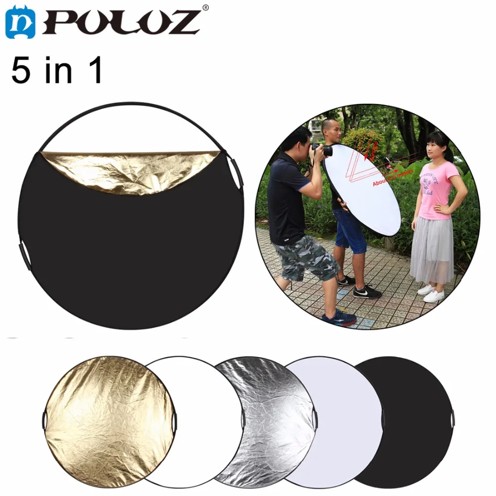 PULUZ 5 in 1 Multi Collapsible Photo Studio background Reflector Board