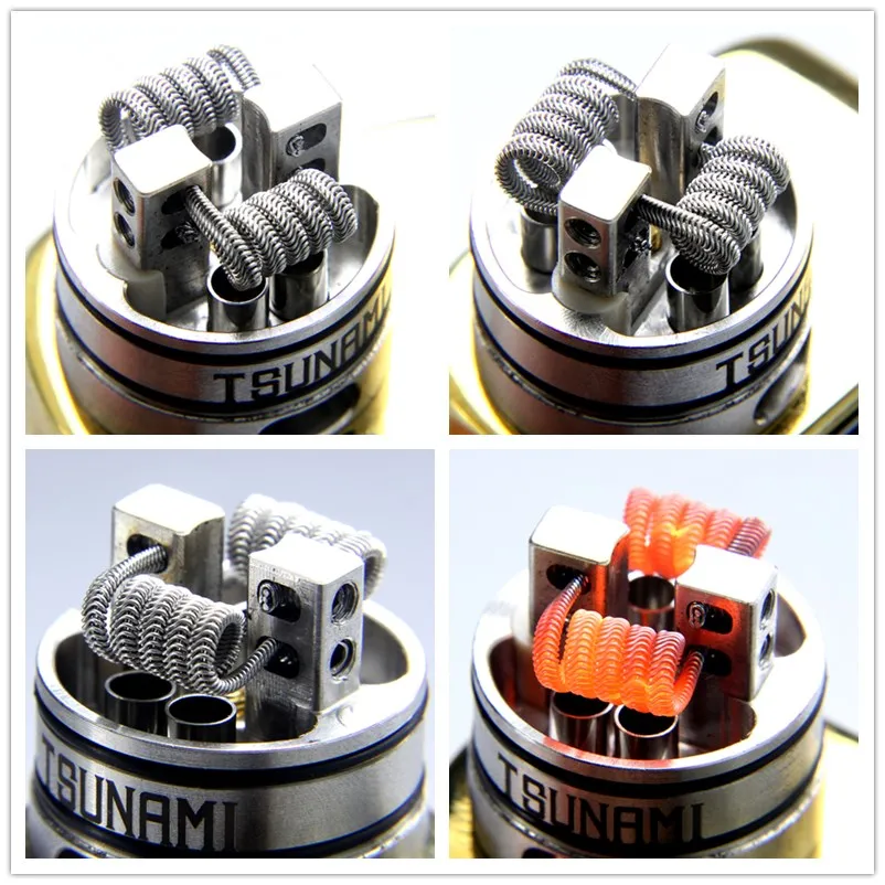 Готовые катушки 10 шт. A1/Alien Clapton/Alien V2/Fused Clapton и готовые SS316L для RDA RTA атомайзер мод DIY