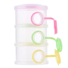 Портативный 3 слоя детское дозатор сухого молока Еда контейнер для хранения Коробка для бутылочки для кормления, для детей ясельного возраста без добавления бисфенола А