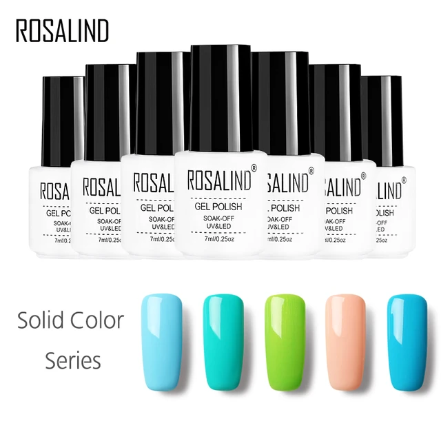 ROSALIND Gel 1 7ML 01 58 Solid Color Nail Polish Gel Top Base Coat ROSALIND Gel 1 7ML 01-58 Solid Color Nail Polish Gel Top Base Coat Nails - ROSALIND Gel 1 7ML 01 58 Solid Color Nail Polish Gel Top Base Coat