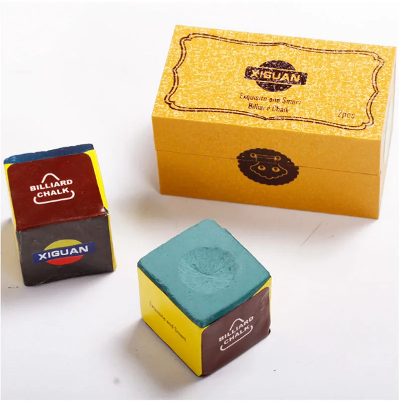 Высококачественный бильярдный мел для бассейна 2 шт./лот аксессуары бильярда с