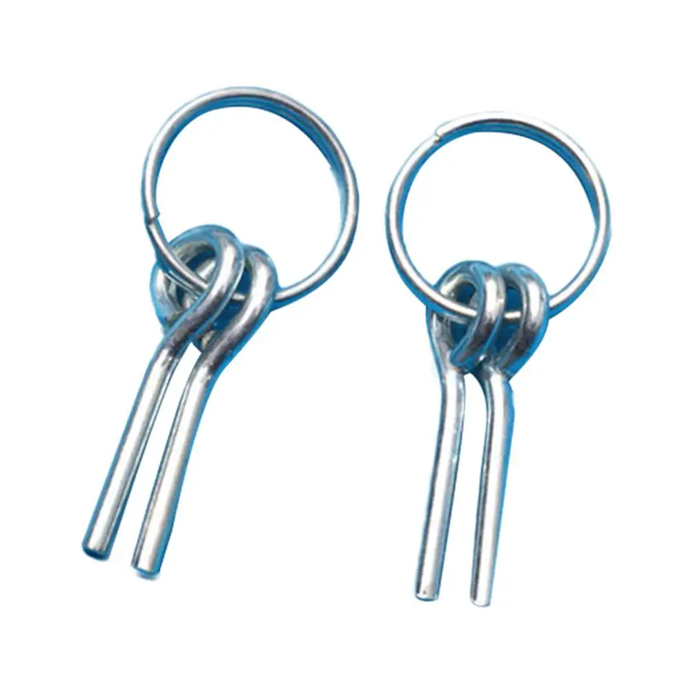 2PCS/set Awning Tent Poles Rings with 2 Pins for Outdoor Caravan