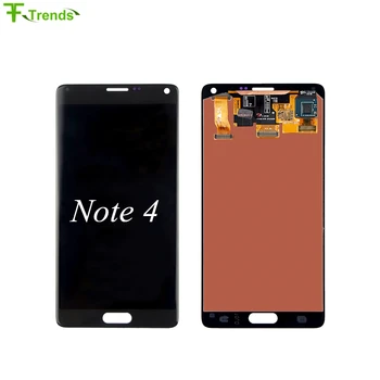 

Fftrends 1PCS OEM Super Amoled Display For Samsung Galaxy Note 4 LCD Touch Screen Digitizer Assembly N910H N9100 N910A N910C