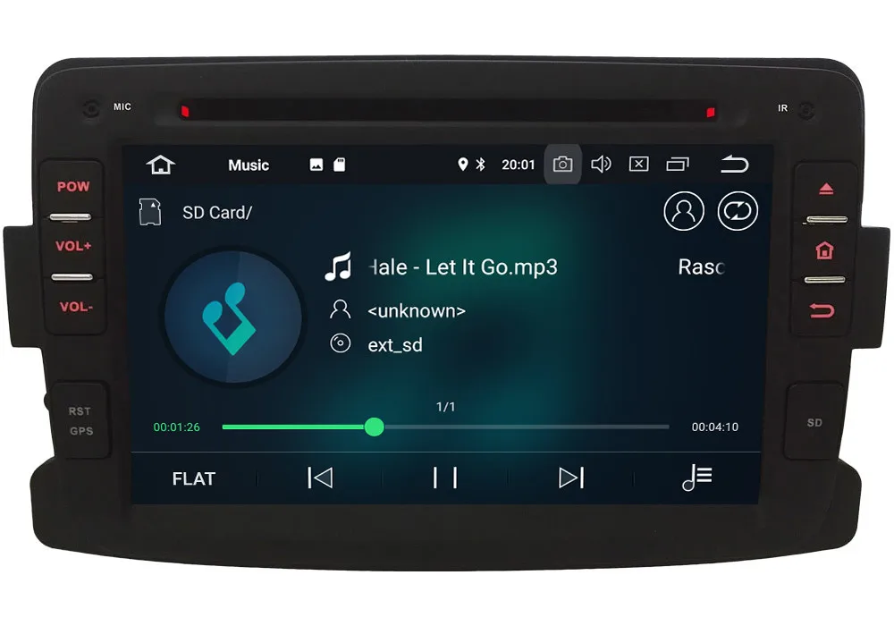 Top KLYDE 7" 4G Android 8 Octa Core 4GB RAM 32GB ROM Car DVD Player Radio For Renault Dacia Sandero Duster Captur Logan 2 2012-2016 2