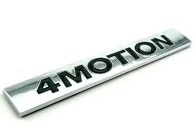 1pcs 4 MOTION Badge Silver ABS Car Body Side Stripe Emblem For VW 4 MOTION car Stickers