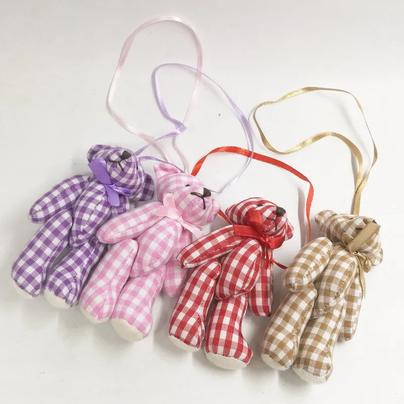 10cm grid cloth bear 5