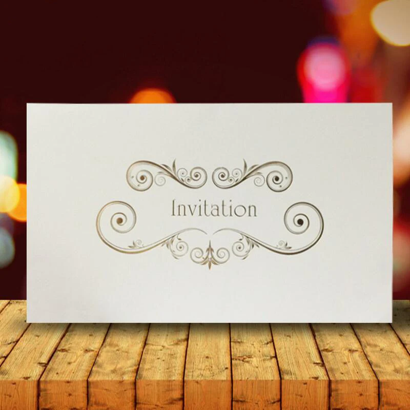 us 26 77 30pcs lot high end business invitations simple folding paper wedding party invitation card new years valentines gift cards in cards high end invitation