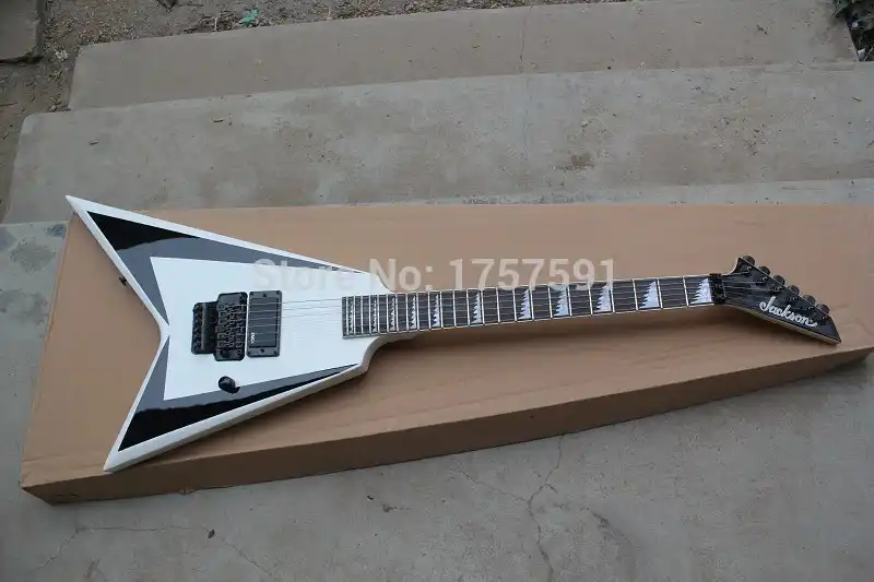 Gainer Dovetail Electric Guitar White Jackson Flying V Electric Guitar High Quality Musical Instruments Electric Guitar White Jackson Flying Vflying V Aliexpress