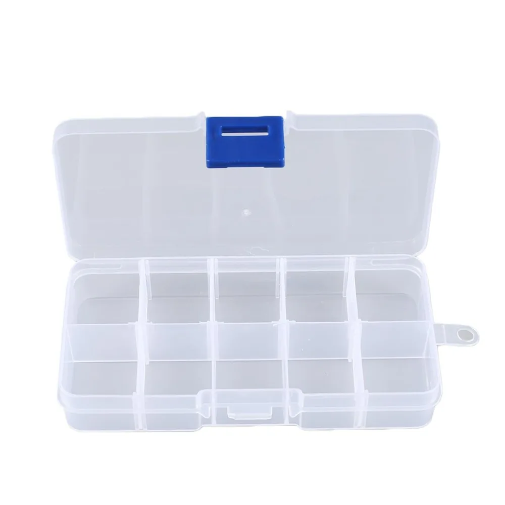 top tool chest 10-36 Compartment Slots Cells Portable Tool Box Electronic Parts Screw Beads Ring Jewelry Plastic Storage Box Container Holder tool storage cabinets