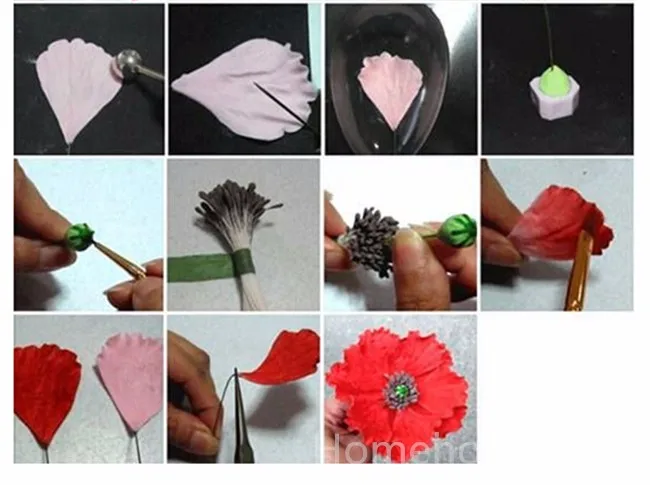 Small Peony Cookie Cutter 8 8