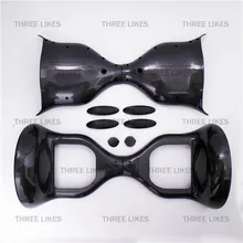 DIY 10 Inches Electric Scooter Hoverboard Case Outer Shell Replacement for Smart Self Balancing 2 Wheels Standing Scooter, Black