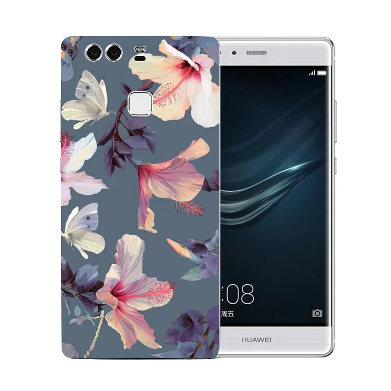 Чехол для huawei P10 с красивым цветком прозрачный мягкий силиконовый чехол для huawei P8L P9 P9L P10 P20 G10 Чехлы для мобильных телефонов