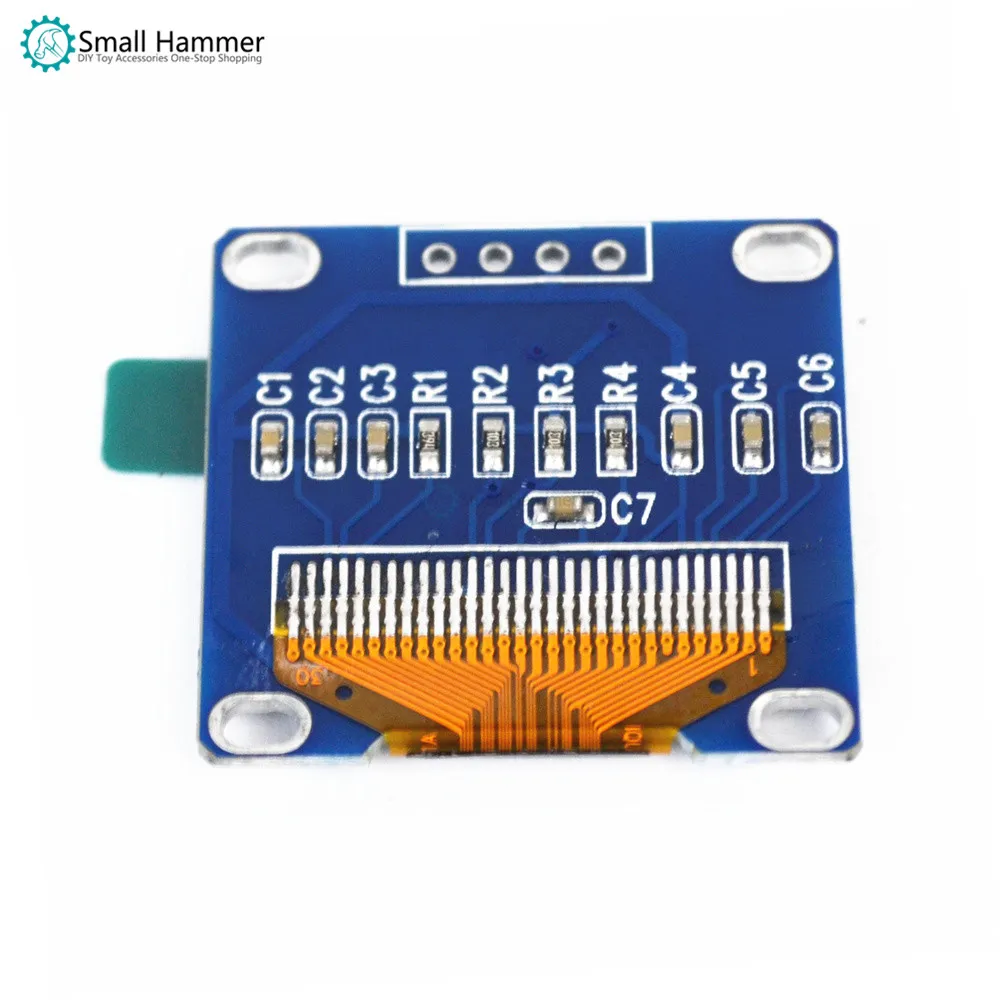 0,96 дюймов синий 128*64 I2C межсоединений интегральных схем связи дисплей на органических светодиодах ЖК-дисплей модуль