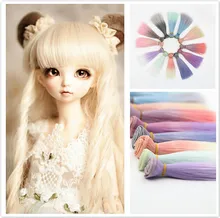 1 個 Wathet 人形アクセサリー 15 センチメートル * 100 cmSynthetic かつら温度最新ドレス毎日スカートパーティーガール最高ギフト(China)