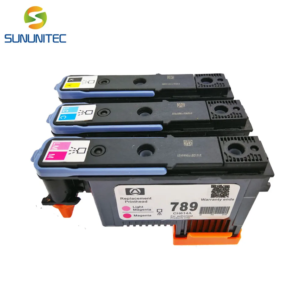3PCS 789 printhead CH612A CH613A CH614A printer head printhead for HP  Designjet L25500 25500