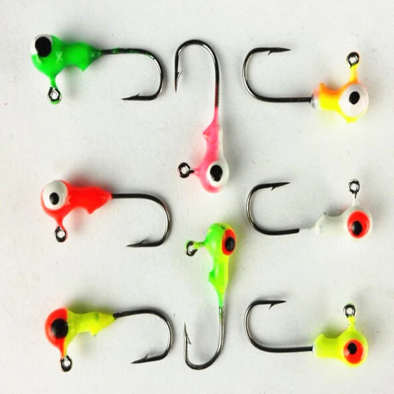 50 pcs 1g 22mm Jig Head Hooks Artificial Bait for Japan bait Rock