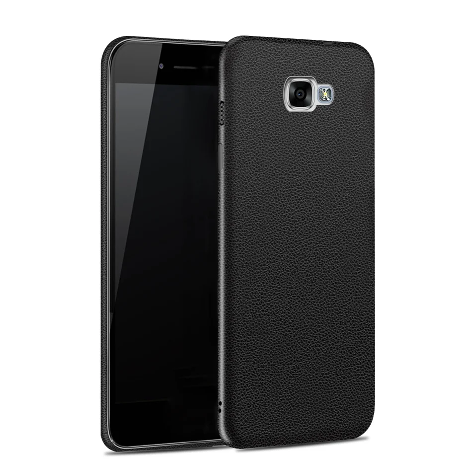 Кожаный чехол A510 силиконовый для Samsung Galaxy A5 2016/A5 2017 черный A520 сумка чехлы