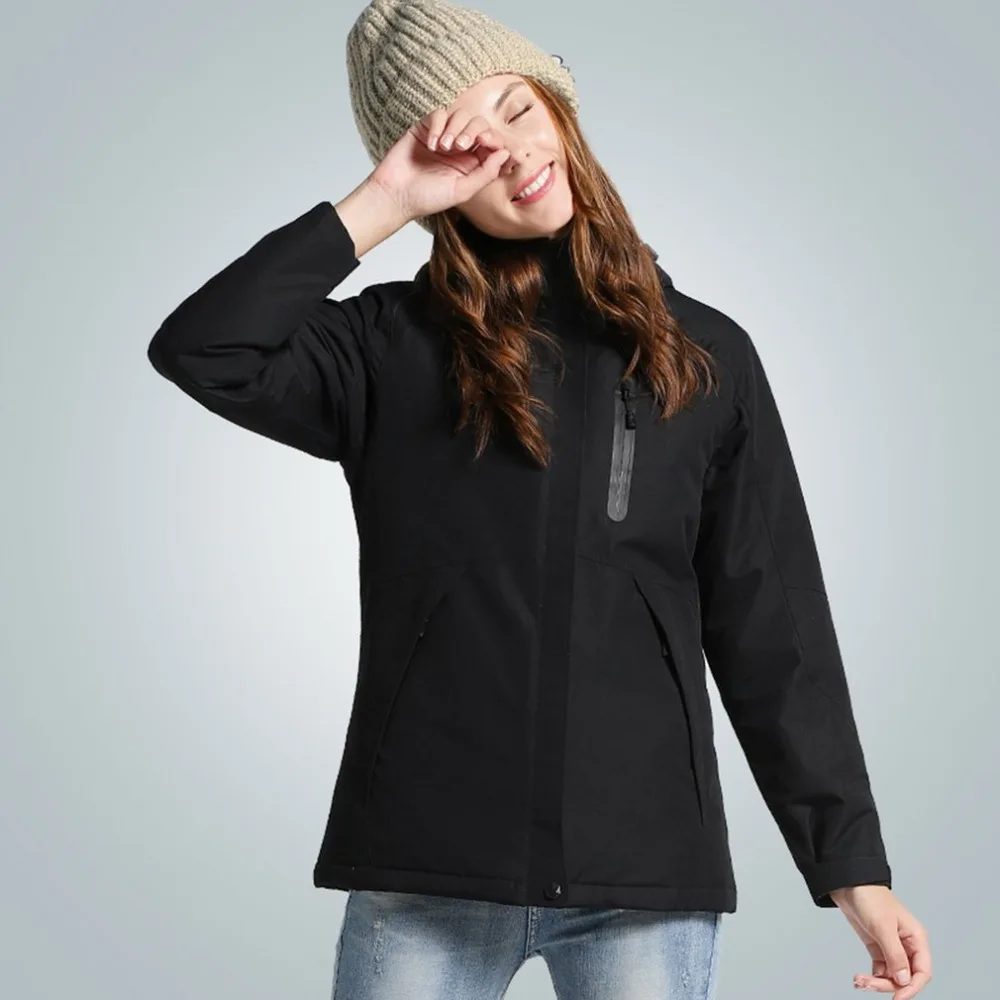 

Electric Heating Jackets USB Security Intelligent Thermostat Electric Jackets Constant Temperature Winter Warm Coat For Women