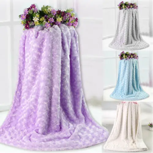 Детское одеяло, идеальный подарок, доступно в фиолетовый розовый синий или серый подарок, высококачественное плотное детское одеяло