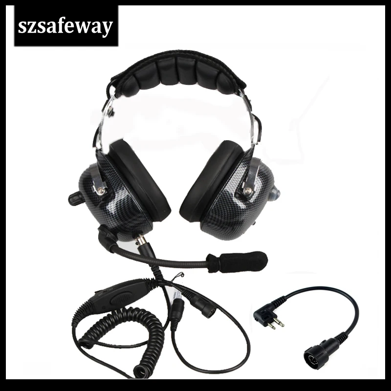 2018 NEW Quality heavy duty Walkie talkie headphone noise cancelling headset for Motorola EP450 GP300 GP88 CP040
