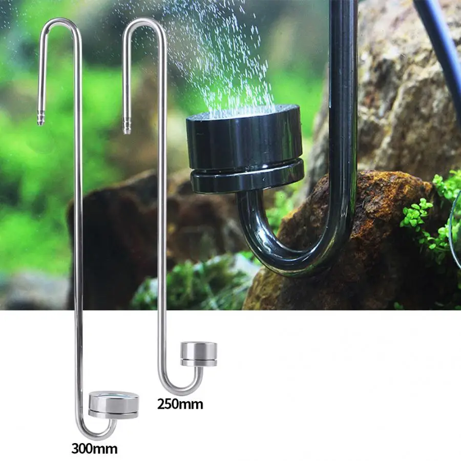 

2 Types Aquarium Ultra-thin Stainless Steel CO2 Atomizer System Diffuser Fish Tank Aquatic Water Plant Carbon Dioxide Atomizer