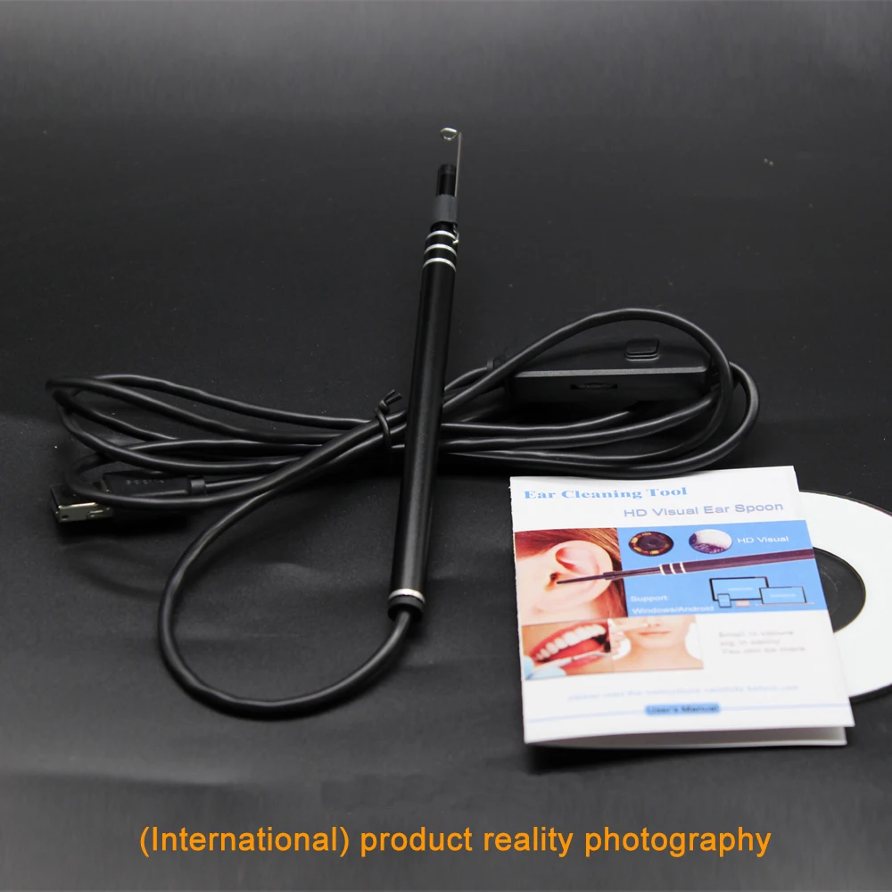 USB Port Ear and Nose Endoscope 2 in1 5.5mm Visual Lens Mini Camera DDES01 Earpick Otoscope Endoscope Borescope for PC Windows USB Port Ear and Nose Endoscope 2 in1 5.5mm Visual Lens Mini Camera DDES01 Earpick Otoscope Endoscope Borescope for PC Windows