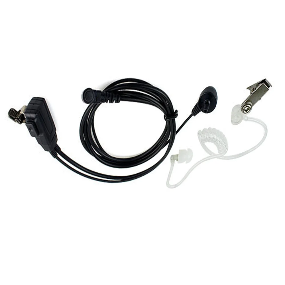 

200pcs Black New Covert Air Acoustic Earpiece/Headset for Uniden Handheld Radio Walkie Talkie Two Way Ham Radio earphone