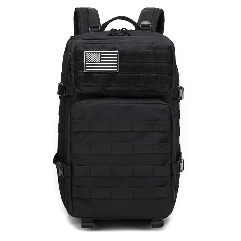 45L 3 P bolso militar ejército táctica Camping al aire libre de los hombres de mochila táctica militar Oxford para ciclismo escalada deportiva bolsa - 5