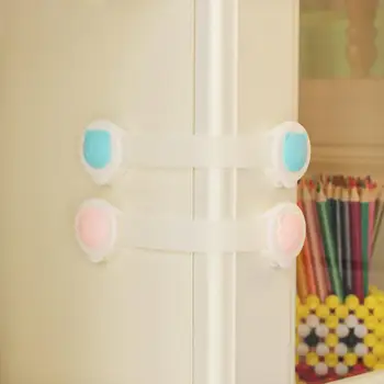 

Baby Long Safety Lock Multi-functional for Refrigerator Drawer with Double-side Tape Baby Protector Child Protection Products