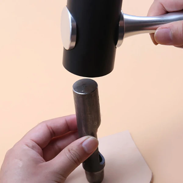 Diy кожевенное ремесло молоток ручной работы резьба резка пробивая печать гравировка сверлильные Инструменты Молоток для кожаного ремесла