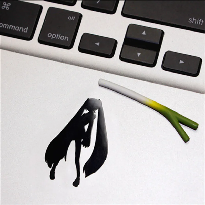 

SIANCS 1PCS Hatsune Miku Anime Sticker For Samsung Xiaomi Huawei iPhone XS Mobile Phone Laptop Car DIY Decoration Metal Sticker