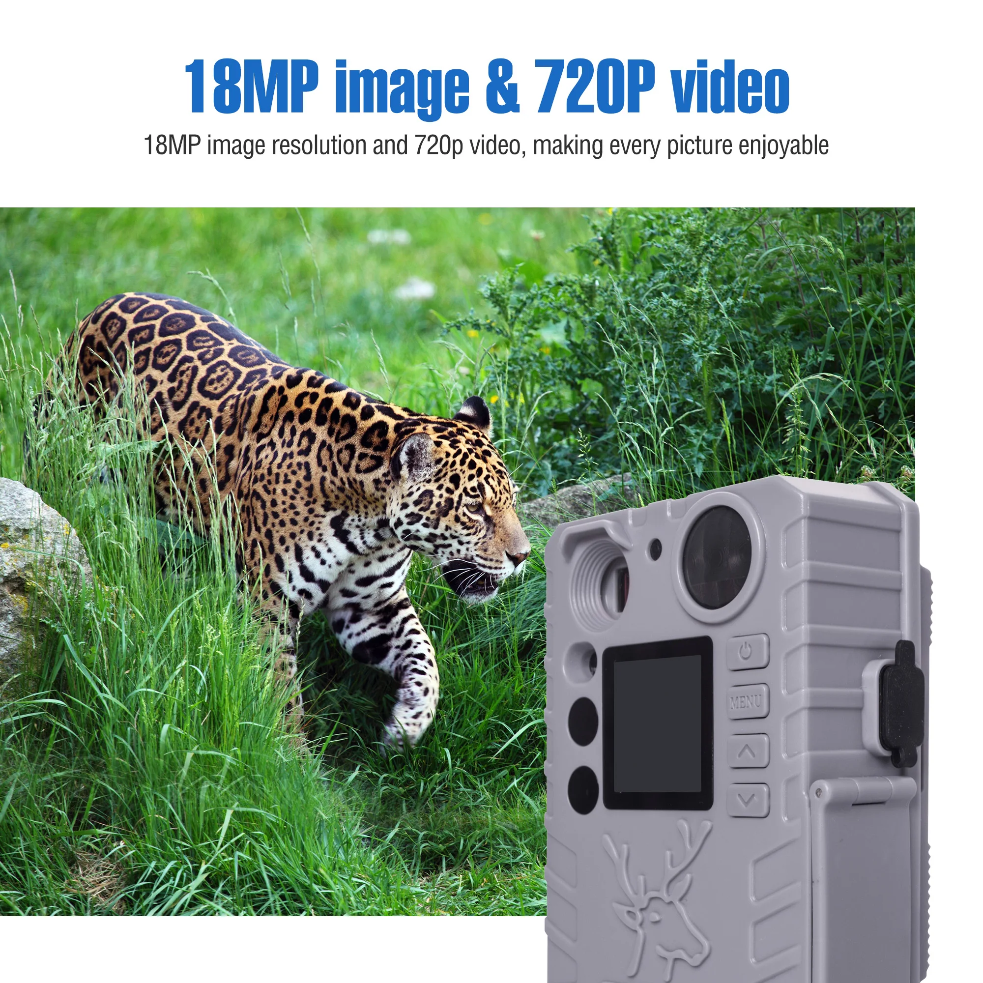BolyGuard 18MP 720pHD охотничья камера 0,7 s 100ft фото ловушки ночного видения Дикая камера тепловизор Камара Каза