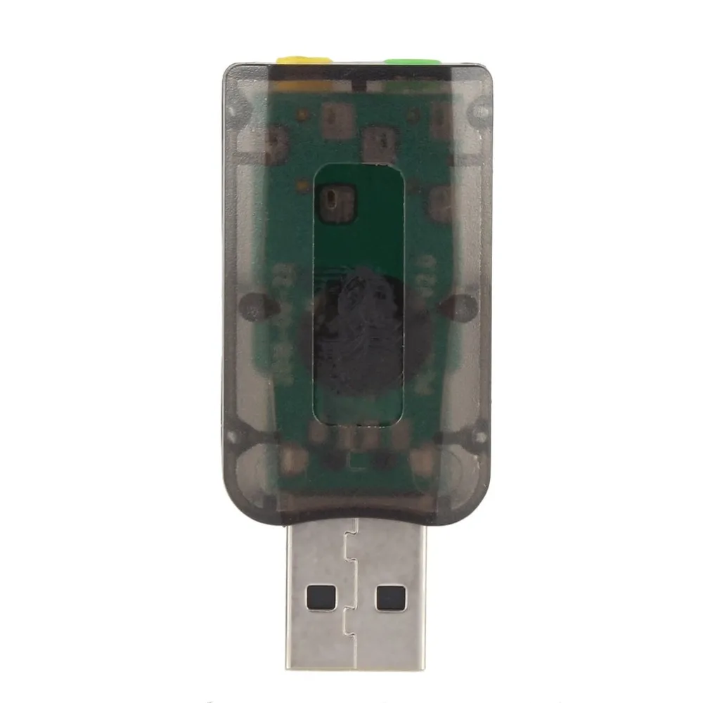 Звуковая карта Мини Внешний USB 2,0 3D Звуковая карта гарнитура аудио адаптер конвертер+ 3,5 мм наушники интерфейс микрофона для ПК компьютера