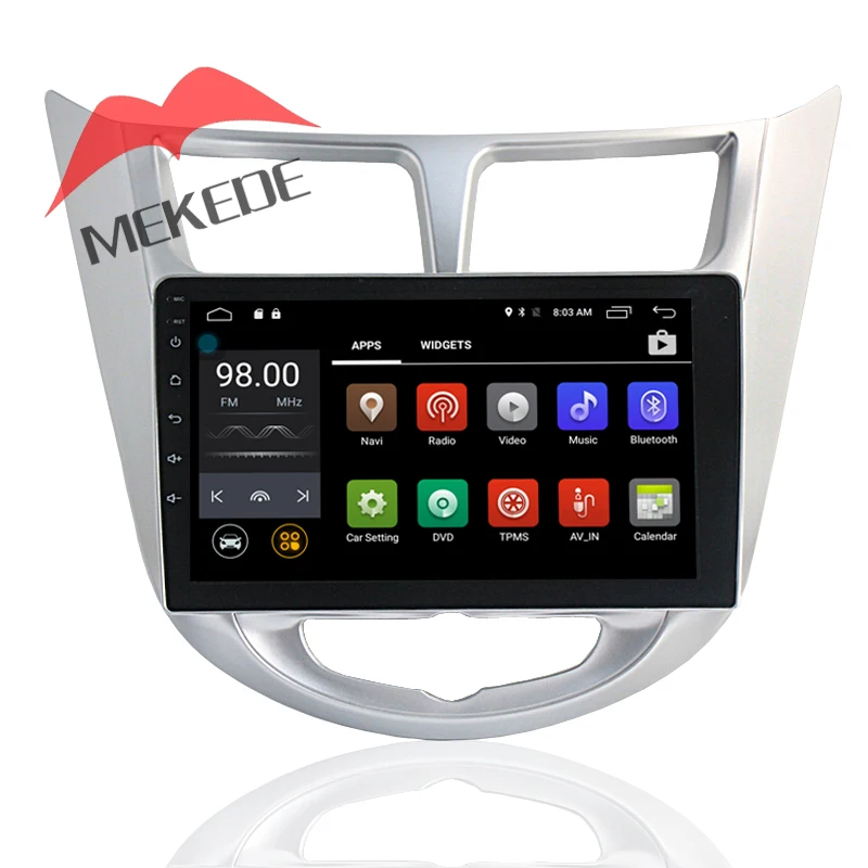 4G LTE Android 7 1 автомобильный DVD gps плеер для Hyundai Solaris Accent Verna i25 с wifi BT Радио 1024*600 экран 2G