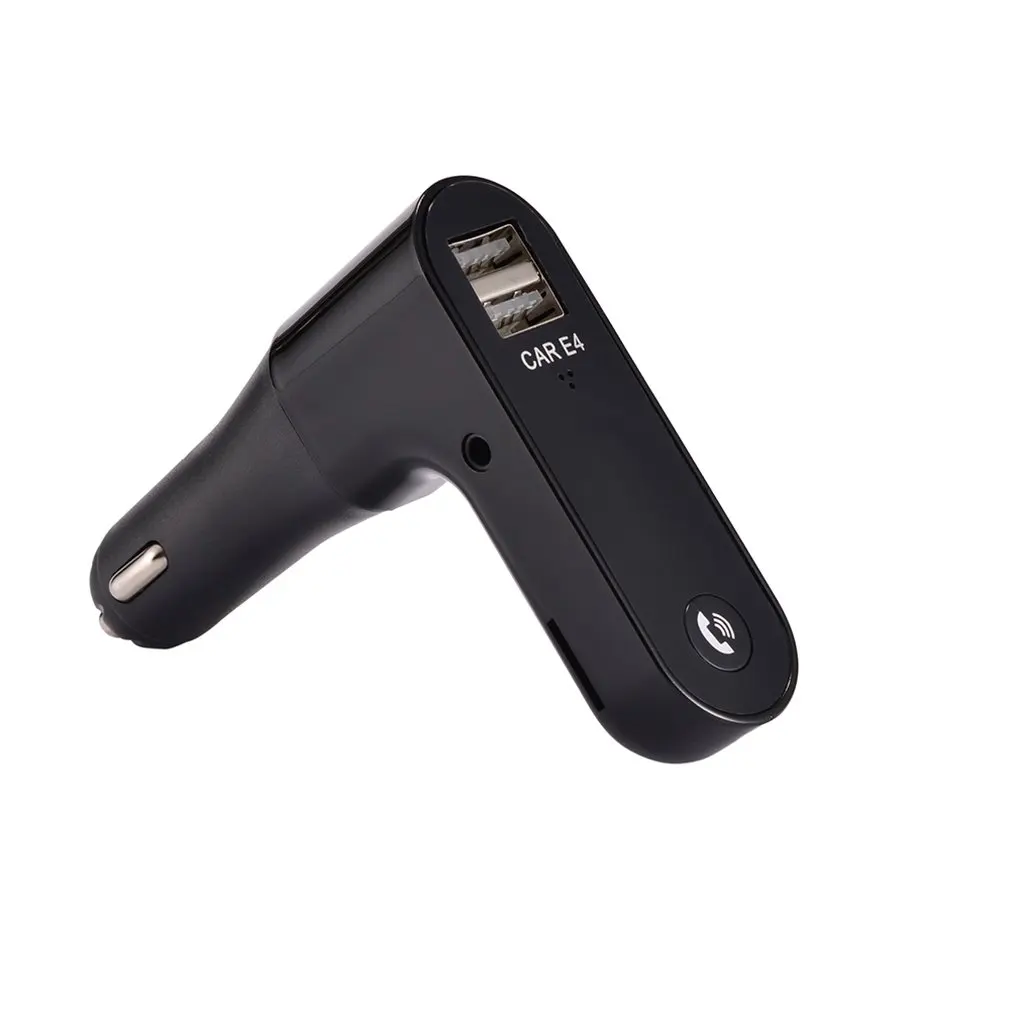 

Car Styling E4 Car Kit Handsfree FM Transmitter Radio MP3 Player USB Charger LCD Remote Music Player Support TF Card