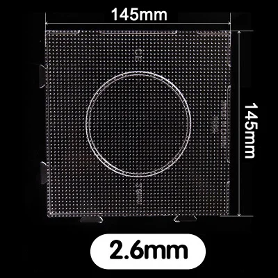 Высокое качество 6 шт./компл. 2,6 мм Хама бусины Pegboard квадратный Форма и круг/шестиугольник головоломка шаблон Perler бисер развивающие игрушки