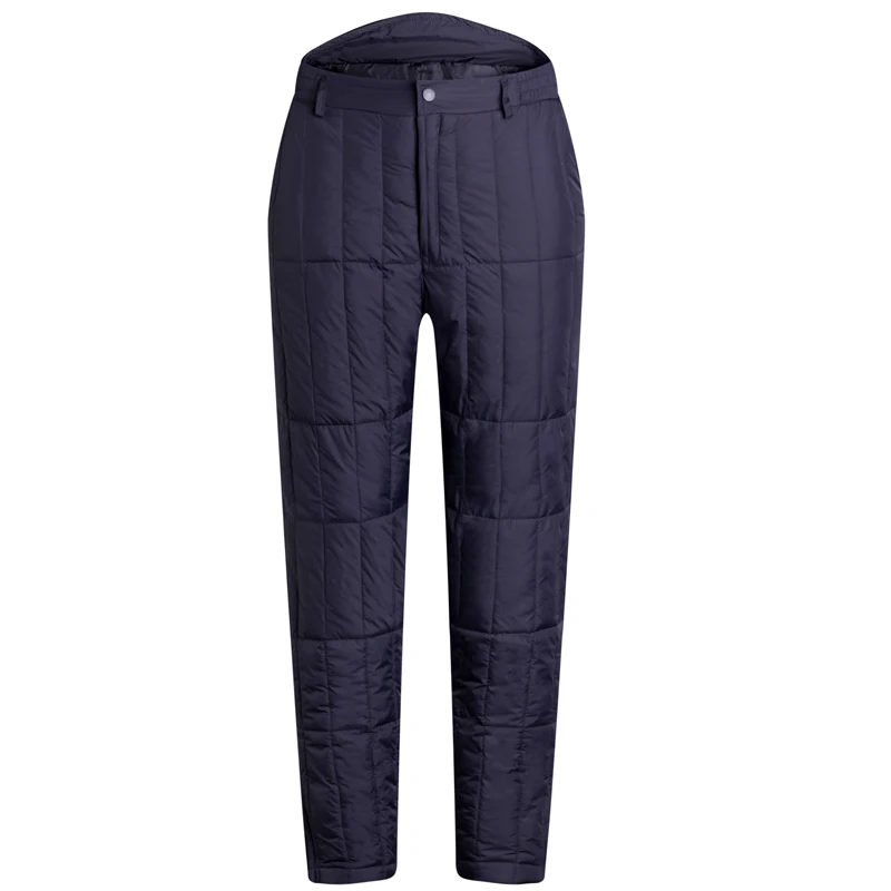 

2019 New Winter Casual Down Pants Men and Women Plus Size Thick Warm Trousers