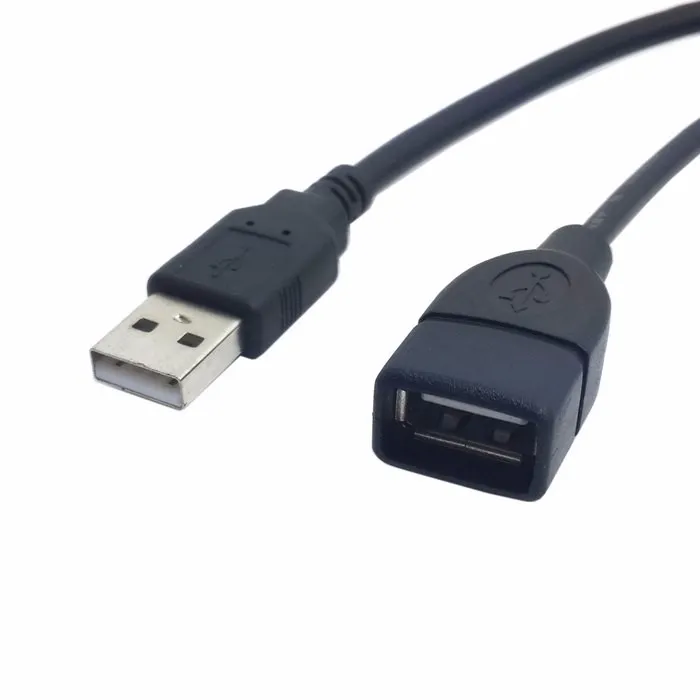 Удлинительный Кабель USB 2,0 A «Папа-мама» 100 см для компьютера и ноутбука 0,3 м 30 см 1 м 3 фута