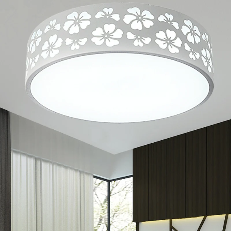 

Simple Round LED Ceiling Light bedroom lamp children room LED small dome light circular remote control bedroom light ZA