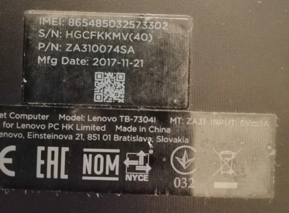 Polegada para Lenovo Display e Tela de Toque Novo Essencial Lcd 4 Za31 tb 7304i Digitador Assembléia 7 Tab Tb-7304i - Imagem 2