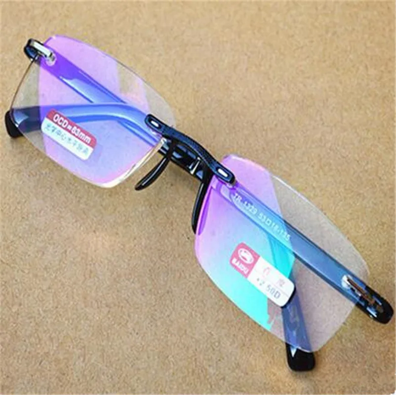 Glass lens reading glasses Clear lens fashion glasses for men Alloy