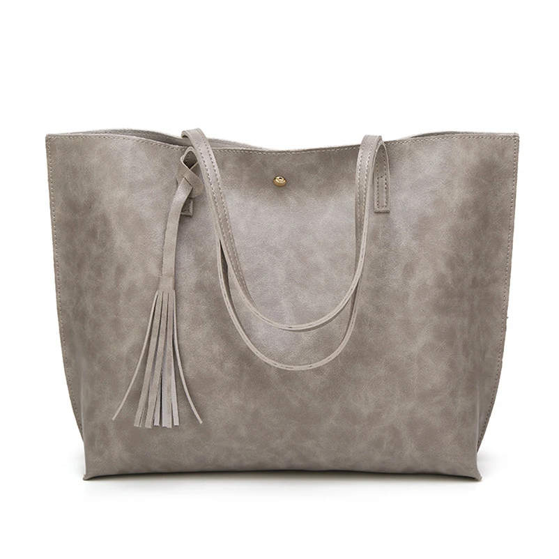Nevenka Leather Handbag Women Casual Totes Female Shopper Ladies Shopping Bags Large Capacity Bags Vintage Bag for Women 201813