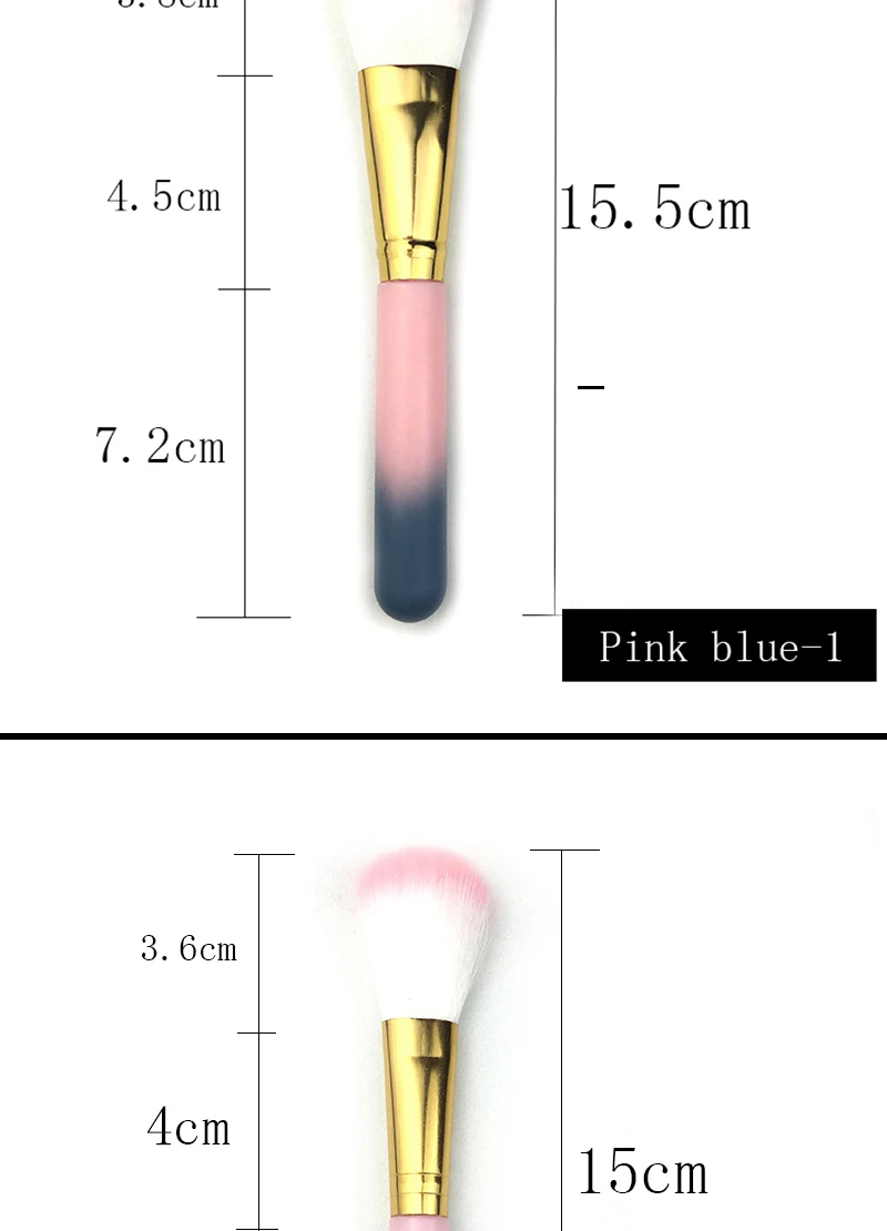 Кисти для макияжа 1 шт. Косметика зубная щетка для порошка Тональная основа крем Кисть Одиночная синтетическая щетка для волос FL-1