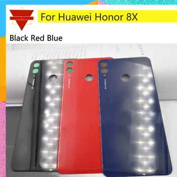 

10pcs\lot For Huawei honor 8X 8 X Back Battery Cover Rear Glass Panel Door Housing Case+Adhesive Sticker Repair Replacement Part