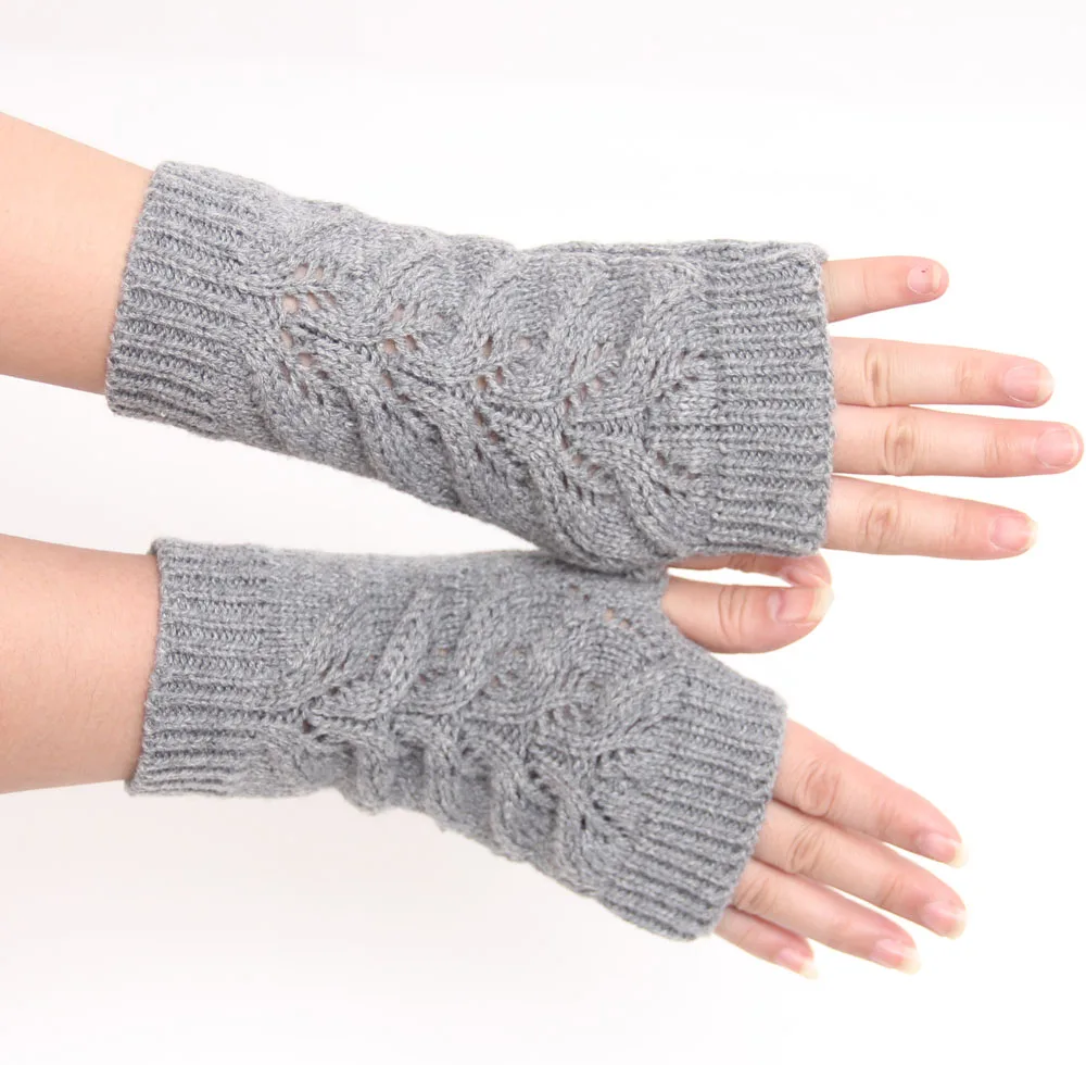 Compra ganchillo guantes sin dedos online al por mayor de