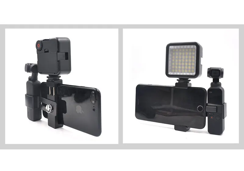 STARTRC OSMO Карманный металлический держатель для телефона комплект и светодиодный фонарь для DJI Osmo карманная подставка для крепления комплект аксессуаров