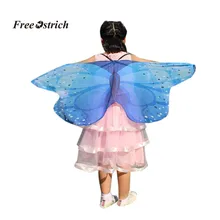 Страусиная одежда пляжные полотенца для детей, мальчиков и девочек, богемная шаль с принтом бабочки, пашмины, костюм, аксессуары, полотенца